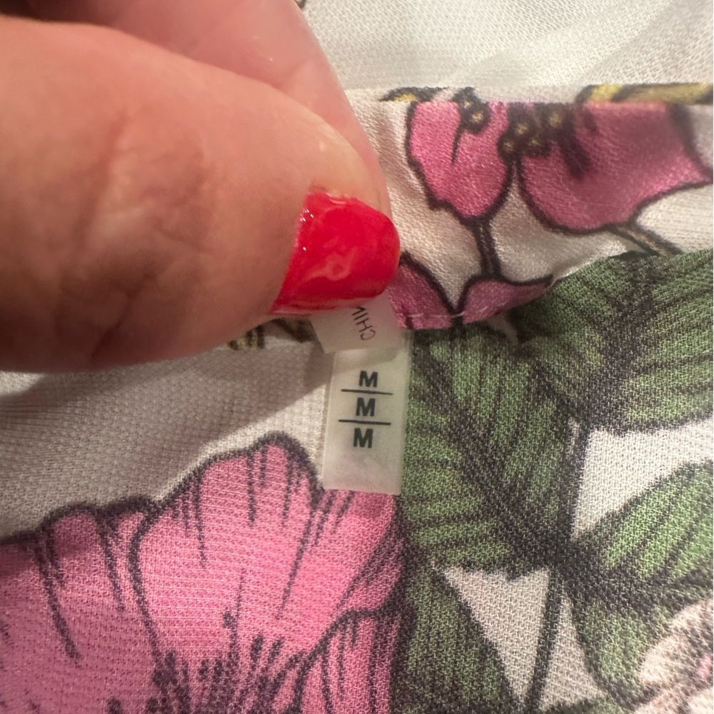 Elie Tahari Wylie Floral Sleeveless Blouse Top Size Women's Medium - Picture 7 of 11